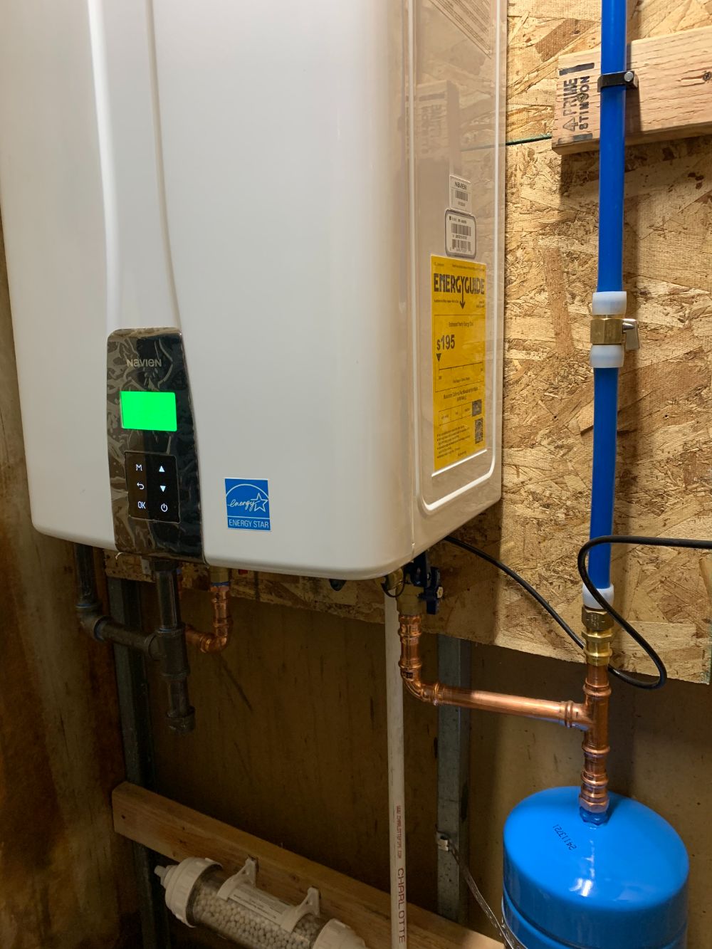 Navien tankless water heater installed westminster co